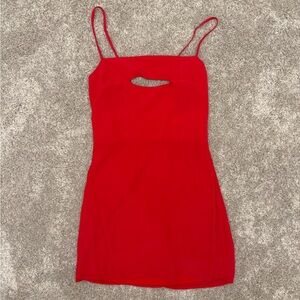 NBD X NAVEN Red Hot Dress S